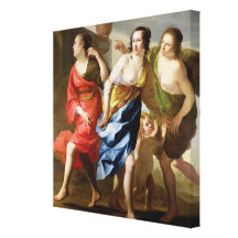 Les trois grâces toile tendue