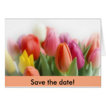 les tulipes multicolores font gagner la date ! carte