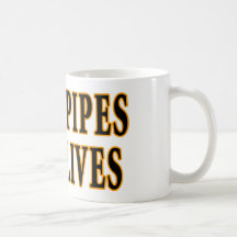 Les tuyaux bruyants sauvent les vies tasse à café