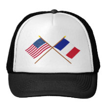 Les USA et drapeaux croisés par France Casquettes