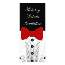 Les vacances d'invitation boivent la cravate rouge