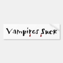Les vampires sucent l'adhésif pour pare-chocs autocollants pour voiture