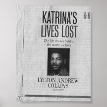 Les vies de Katrina perdues : Lylton Collins Posters