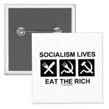 Les vies de socialisme mangent le riche (la scienc pin's