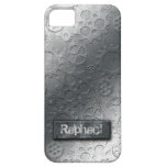 Les vitesses métalliques avec l'étiquette boulonné iPhone 5 case