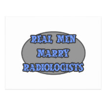 Les vrais hommes épousent des radiologues carte postale