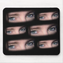 Les yeux l'ont Mousepad tapis de souris