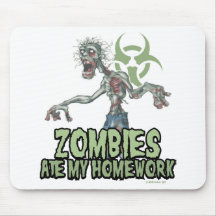Les zombis ont mangé mon travail tapis de souris