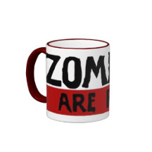 Les zombis sont vrais tasse à café