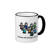 Les zombis vous aimeront toujours tasses à café