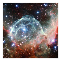 L'espace de nébuleuse du casque du Thor Tirages Photo