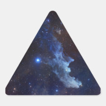 L'espace principal de bleu de nébuleuse de sorcièr autocollants