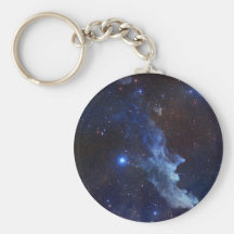 L'espace principal de bleu de nébuleuse de sorcièr porte-clef