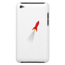 L'espace Rocket de bande dessinée Coques iPod Case-Mate