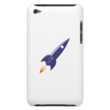 L'espace Rocket de bande dessinée Coque iPod Touch