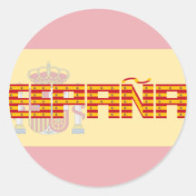 L'Espagne - drapeau/España - Bandera Adhésifs