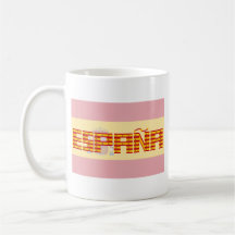 L'Espagne - drapeau/España - Bandera Tasses À Café