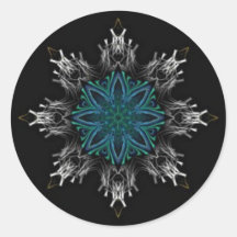L'esprit Autocollant Rond