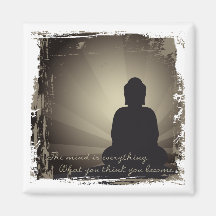L'esprit de Bouddha est tout Magnets