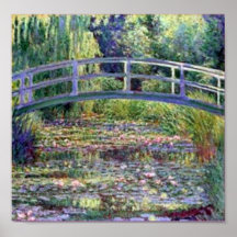 L'étang de nénuphar par Claude Monet Affiches