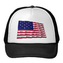 L'étoile a orné la bannière de paillettes casquette