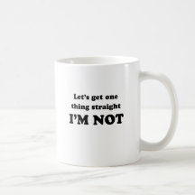Lets obtiennent une chose droite tasse à café