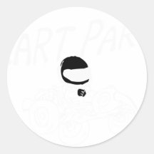 Lettrage blanc de vitesse de logo de partie de kar autocollants
