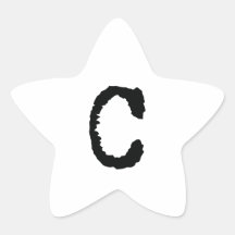 Lettre C Autocollant