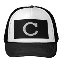 Lettre C de monogramme Casquette De Camionneur