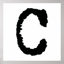 Lettre C Posters
