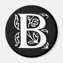 Lettre de fantaisie B Magnets Pour Réfrigérateur