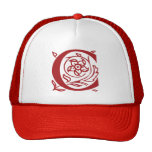 Lettre de fantaisie C Casquette De Camionneur