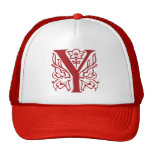 Lettre de fantaisie Y Casquettes De Camionneur