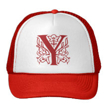 Lettre de fantaisie Y Casquettes De Camionneur