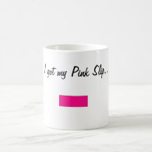 Lettre de licenciement - tasse