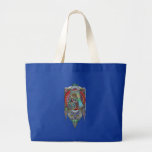 Lettre fleurie un monogramme sac