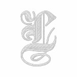 Lettre L chemise brodée par monogramme de fantaisi Sweat-shirt À Capuche