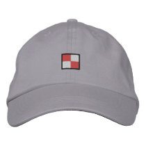 Lettre U casquettes brodées