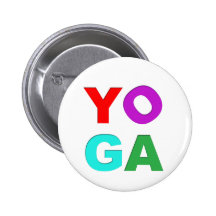 Lettres de yoga pin's
