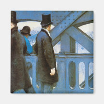 l'Europe de Le Pont de par Caillebotte, art vintag Aimant