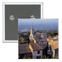 L'Europe, France, Bonnieux. Chutes de lumière de c Badges Avec Agrafe