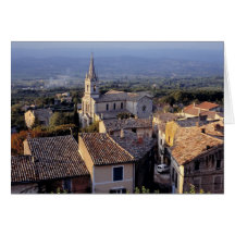 L'Europe, France, Bonnieux. Chutes de lumière de c Carte De Vœux