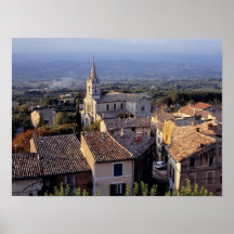 L'Europe, France, Bonnieux. Chutes de lumière de c Posters