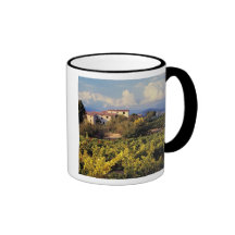 L'Europe, France, Bonnieux. Les vignobles couvrent Mug À Café