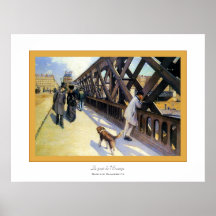 l'Europe~ Gustave Caillebotte de Le pont de Affiches