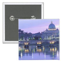 L'Europe, Italie, Rome, Vatican. St Peter et Badge Avec Épingle