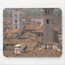 L'Europe, Italie, Toscane, Lucques, panorama de vi Tapis De Souris