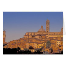 L'Europe, Italie, Toscane, Sienne. 13ème siècle 3 Cartes De Vœux