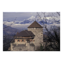 L'Europe, Liechtenstein, Vaduz. Château de Vaduz, Art Photographique