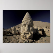 L'Europe, Turquie, Kurdi. Nemrut Dagh. Affiche